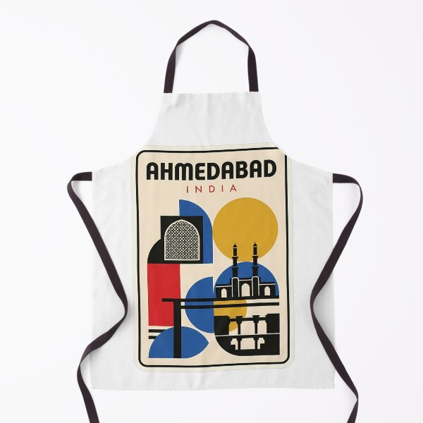 Item preview, Ahmedabad India Retro Geometric Travel Architecture designed and sold by k3rstman1.