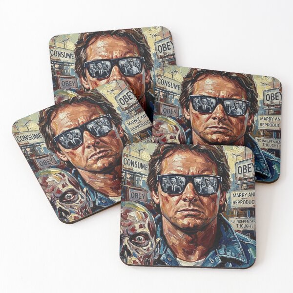 Item preview, I Have Come Here to Chew Bubblegum – They Live Fine Art Print designed and sold by Art's Diner.