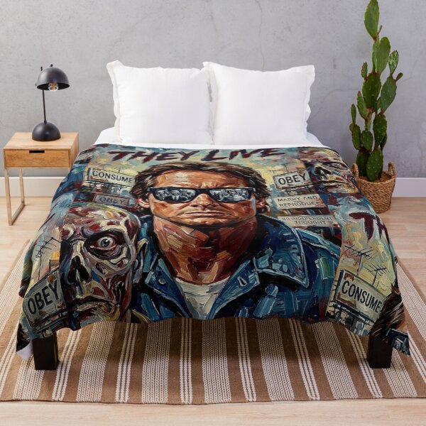 Item preview, I Have Come Here to Chew Bubblegum – They Live Fine Art Print designed and sold by Art's Diner.