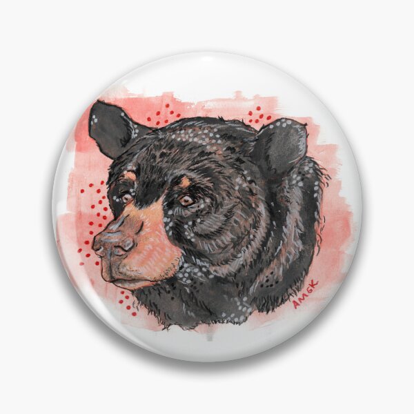 Item preview, Spots Black Bear designed and sold by Anna Kam.