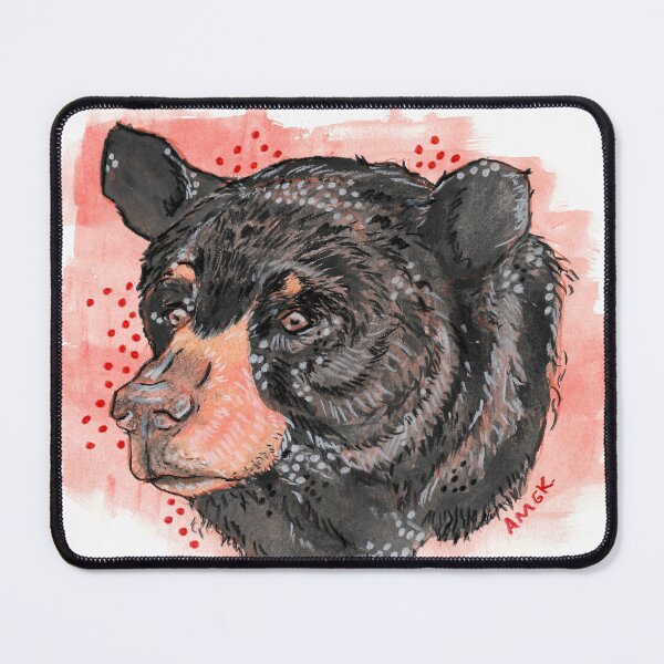 Item preview, Spots Black Bear designed and sold by Anna Kam.
