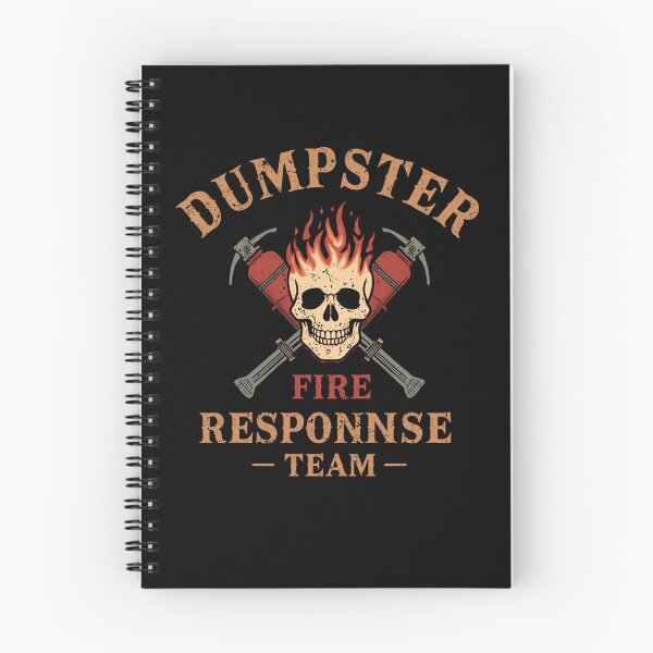 Item preview, Dumpster Fire Response Team Sarcastic Problem Solver Chaos Humor designed and sold by RetroMini2026.