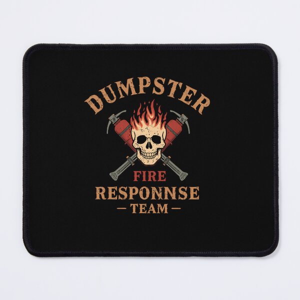 Item preview, Dumpster Fire Response Team Sarcastic Problem Solver Chaos Humor designed and sold by RetroMini2026.