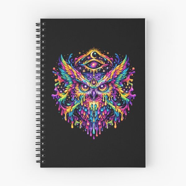 Item preview, Cosmic Rainbow Owl designed and sold by ChanelBullardra.