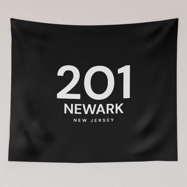 Item preview, 201 Newark New Jersey Minimalist Area Code designed and sold by Paper Drip.