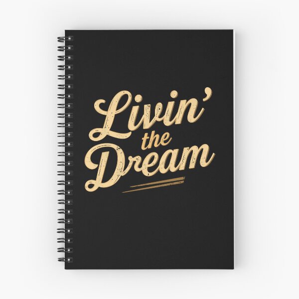 Item preview, Livin' The Dream Motivational Inspirational Lifestyle Success designed and sold by RetroMini2026.