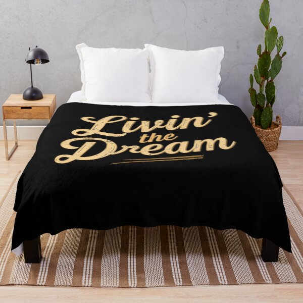 Item preview, Livin' The Dream Motivational Inspirational Lifestyle Success designed and sold by RetroMini2026.