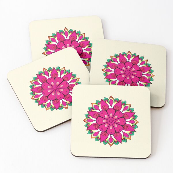Item preview, Folk Mandala designed and sold by CharlottePlaceArt.