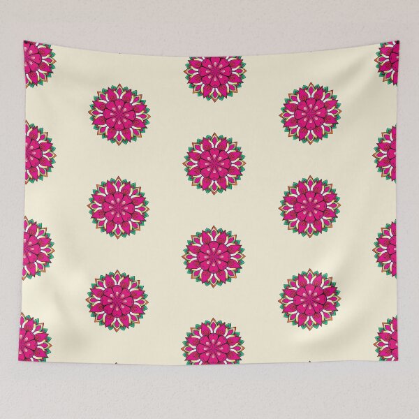 Item preview, Folk Mandala designed and sold by CharlottePlaceArt.