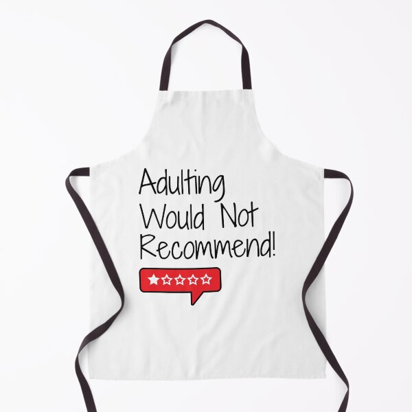 Item preview, Adulting Would Not Recommend - Funny Red Speech Bubble Quote designed and sold by sam0471.