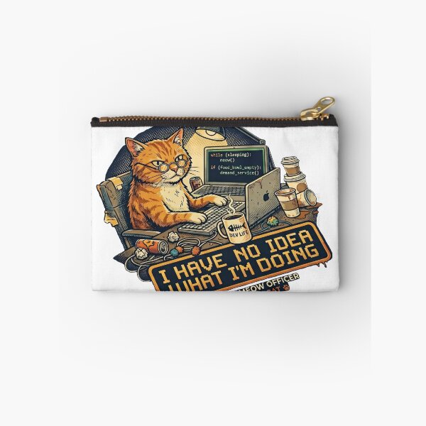 Item preview, Funny IT Cat Programmer No Idea What Im Doing Office Humor designed and sold by OnikaD art.