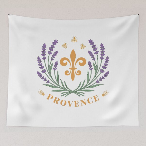 Item preview, Provence Lavender Fleur de Lis French Emblem designed and sold by AntiqueImages.
