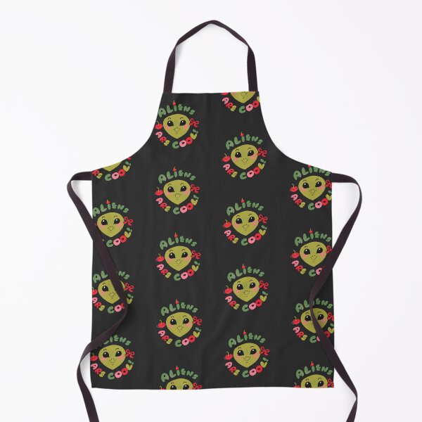 Item preview, Coquette Style Aliens Are Cool (Black) designed and sold by yellowflowerhut.