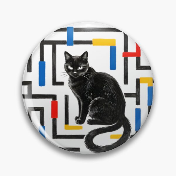 Item preview, Black cat in the maze designed and sold by UniFound.