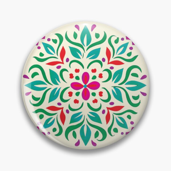 Item preview, Folk Mandala designed and sold by CharlottePlaceArt.