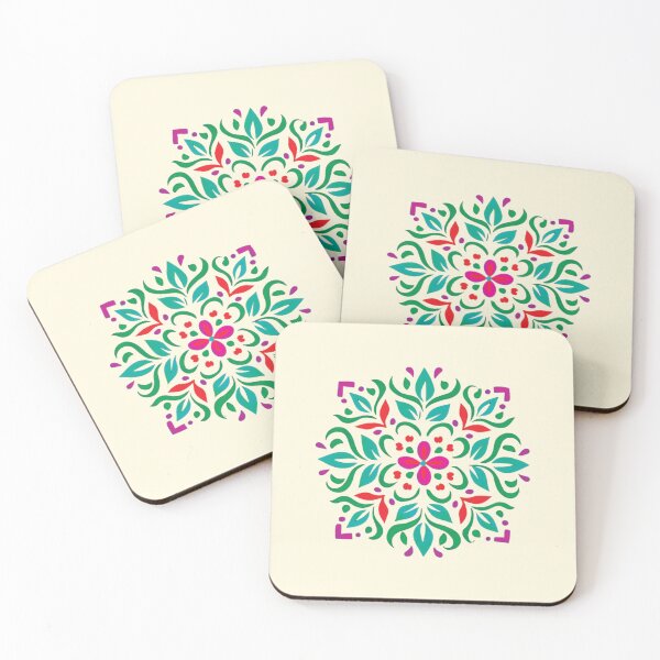 Item preview, Folk Mandala designed and sold by CharlottePlaceArt.