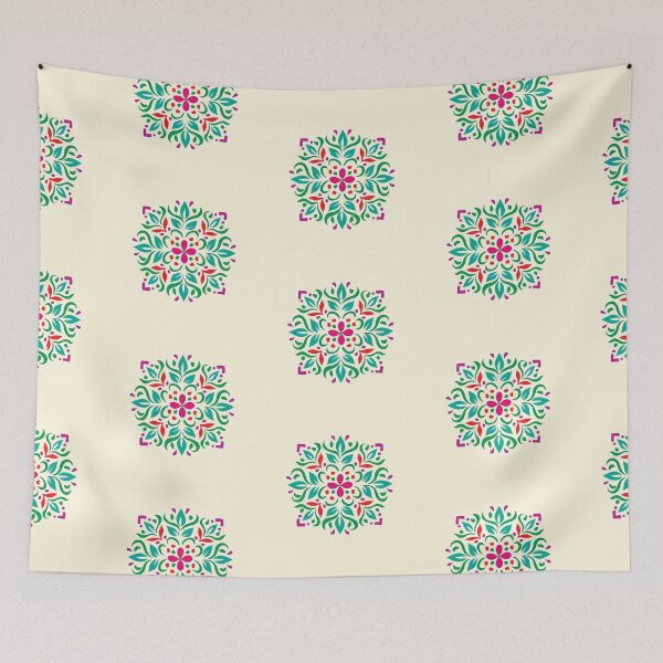 Item preview, Folk Mandala designed and sold by CharlottePlaceArt.