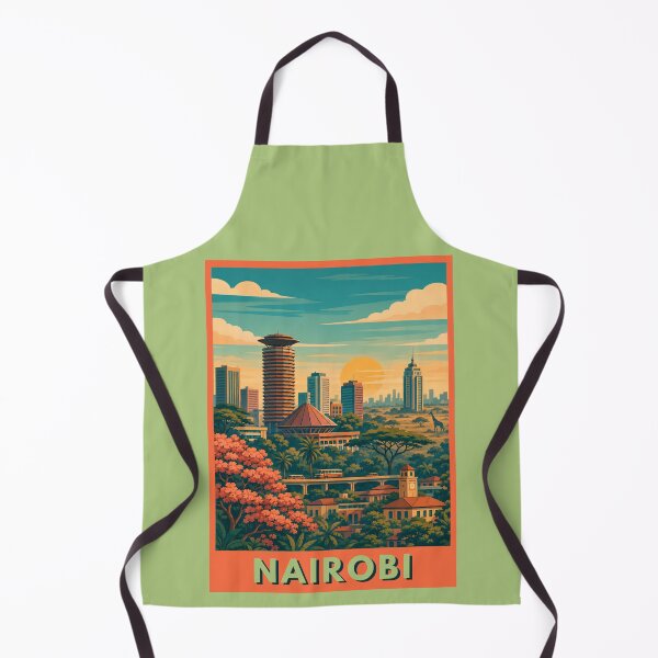 Item preview, Nairobi Kenya Travel Print designed and sold by MatthewHeights.