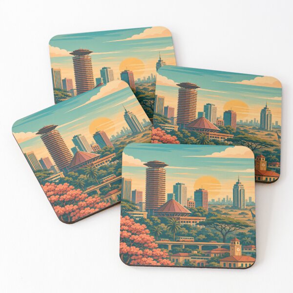 Item preview, Nairobi Kenya Travel Print designed and sold by MatthewHeights.