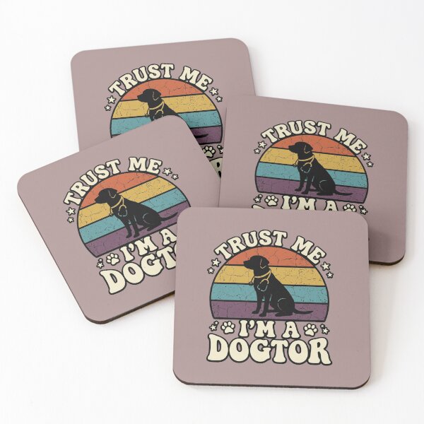 Item preview, Trust Me I'm A Dogtor Retro Rainbow Dog Lover Funny Veterinary Pride Month Gift For LGBTQ Pet Parents designed and sold by Im-Ara.