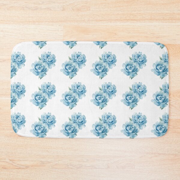 Item preview,  Light blue peonies watercolor designed and sold by uunaa.