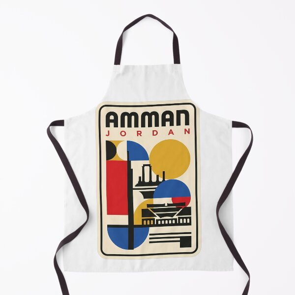 Item preview, Amman Jordan Retro Geometric Landmark Architecture designed and sold by k3rstman1.