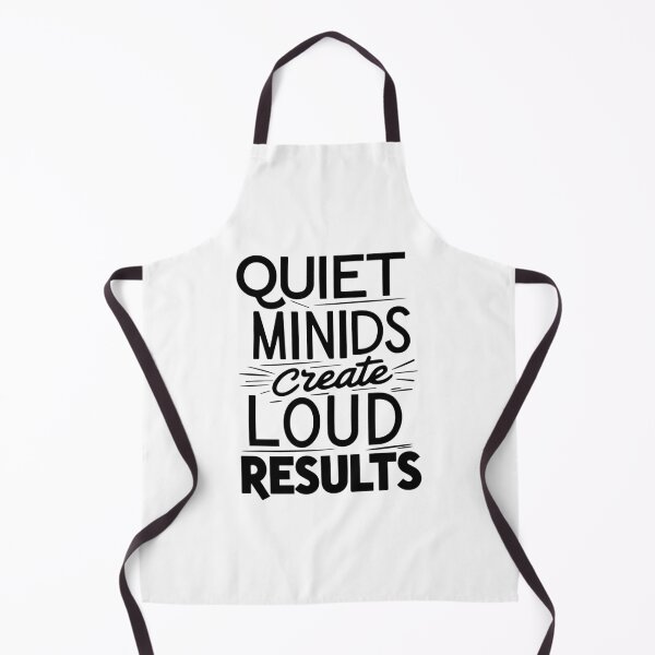 Item preview, Quiet Minds Create Loud Results – Motivational Success Typography Design designed and sold by Amsafjol.