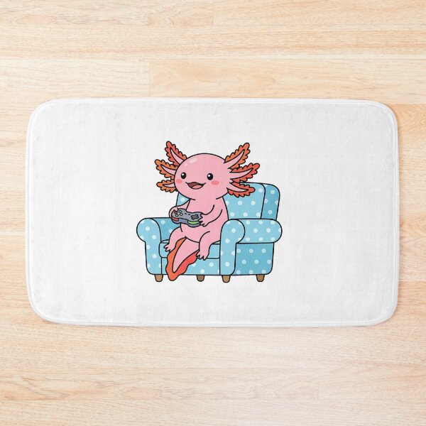 Item preview, Couch Gaming Axolotl designed and sold by Elena'sMoodBuddies.
