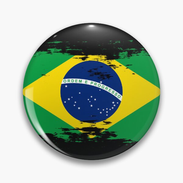 Item preview, Brasil Flag Artistic Minimalist Graphic Design designed and sold by Fan Art Station .