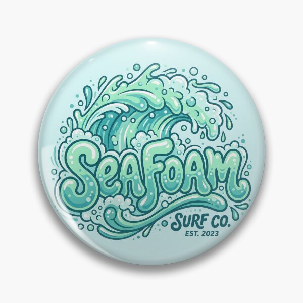 Item preview, Sea Foam – Groovy Coastal Word Design designed and sold by Sea Gem.