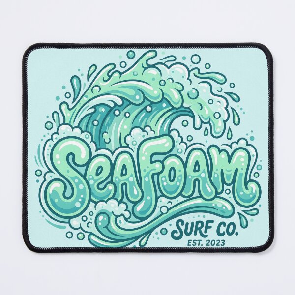 Item preview, Sea Foam – Groovy Coastal Word Design designed and sold by Sea Gem.