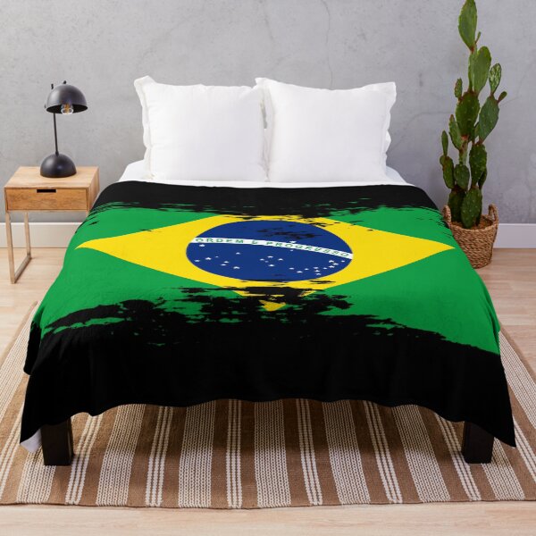 Item preview, Brasil Flag Artistic Minimalist Graphic Design designed and sold by Fan Art Station .