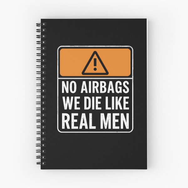 Item preview, No Airbags We Die Like Real Men Hot Rod Driver Automotive Enthusiast designed and sold by RetroMini2026.