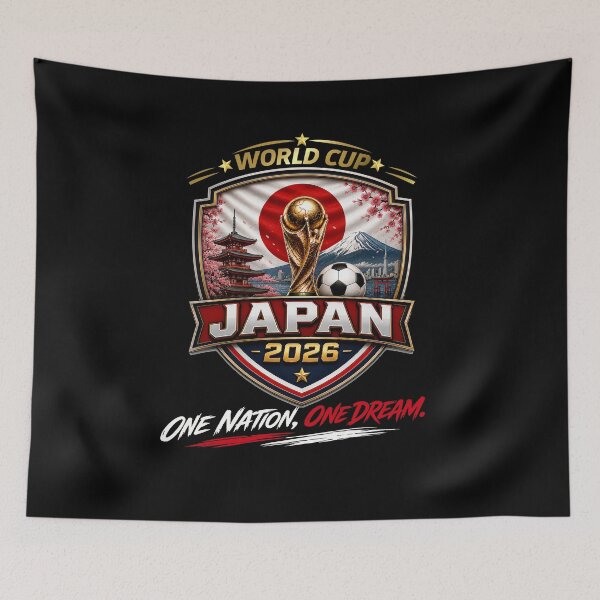 Item preview, Japan 2026 Football Shield | Japanese Soccer Fan Badge | World Cup Supporter Design designed and sold by Huddy-clothes.