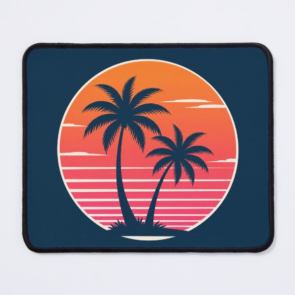 Item preview, Retro Sunset Palm Tree Beach Vacation designed and sold by 0606PM.