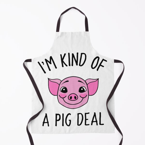 Item preview, Funny Cartoon Pig I'm Kind Of A Pig Deal designed and sold by Sartoris Art.