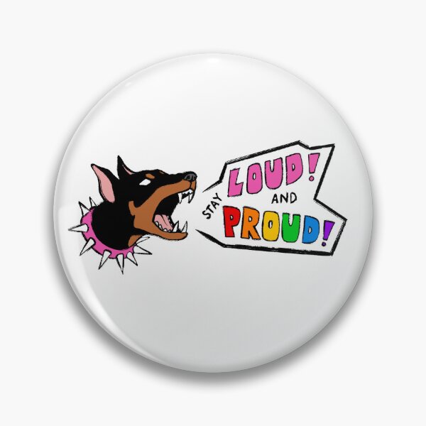 Item preview, Loud and Proud Doberman Grunge Pride designed and sold by MorganJ-Design.