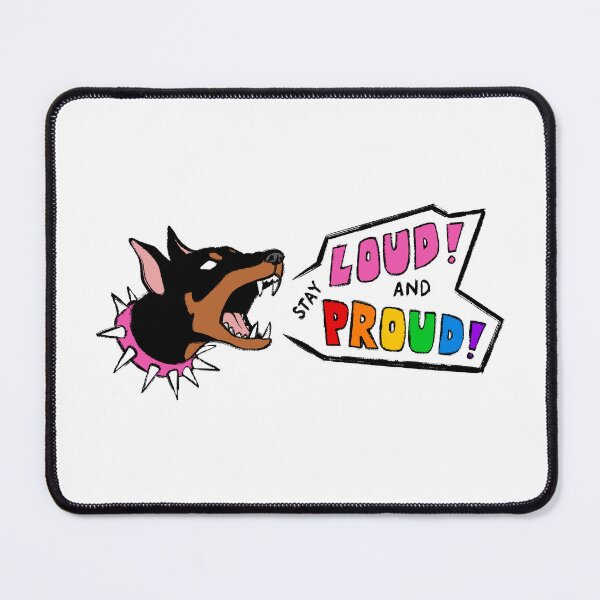 Item preview, Loud and Proud Doberman Grunge Pride designed and sold by MorganJ-Design.