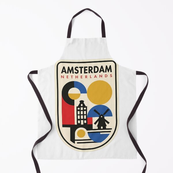 Item preview, Amsterdam Netherlands Bauhaus Geometric Travel Souvenir designed and sold by k3rstman1.