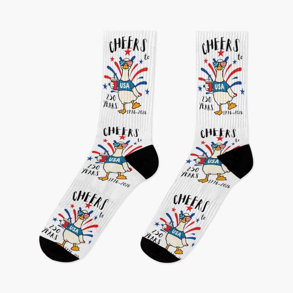 Item preview, Cheers to 250 Years America, USA Freedom, Independence Day Silly Goose designed and sold by Forevermore.