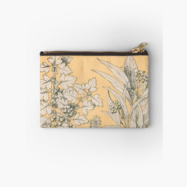 Item preview, Vintage Botanical Illustration by Owen Jones, Fruit Berries Leaves on Pastel Background designed and sold by Itaya Art.