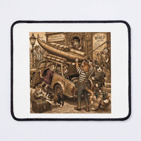Item preview, EVERMORE966, VENI VIDI VICI- STEAMPUNK CATS! OUTDOOR ADVENTURES! designed and sold by V3GFX.