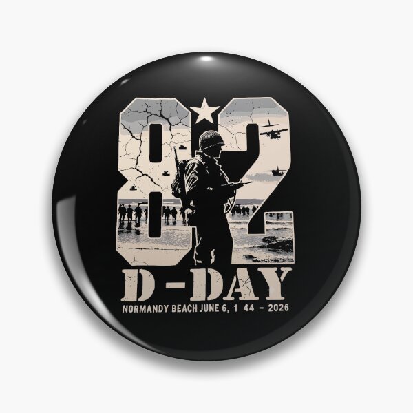 Item preview, D-Day 82nd Anniversary Operation Overlord Normandy 1944 Historical Tribute designed and sold by BOUCHERIT amine.