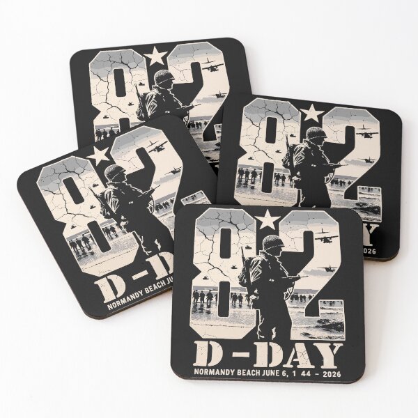Item preview, D-Day 82nd Anniversary Operation Overlord Normandy 1944 Historical Tribute designed and sold by BOUCHERIT amine.
