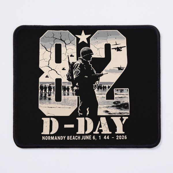 Item preview, D-Day 82nd Anniversary Operation Overlord Normandy 1944 Historical Tribute designed and sold by BOUCHERIT amine.