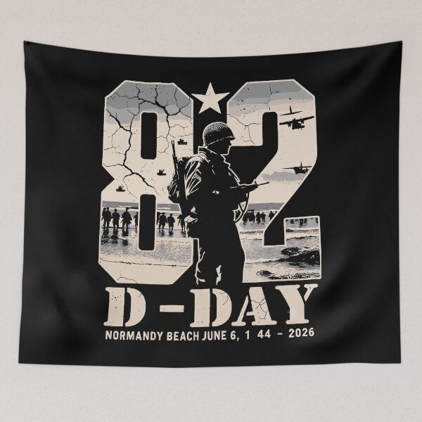 Item preview, D-Day 82nd Anniversary Operation Overlord Normandy 1944 Historical Tribute designed and sold by BOUCHERIT amine.