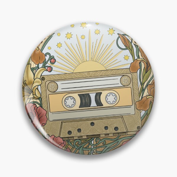 Item preview, Retro cassette flowers designed and sold by and-creative2.