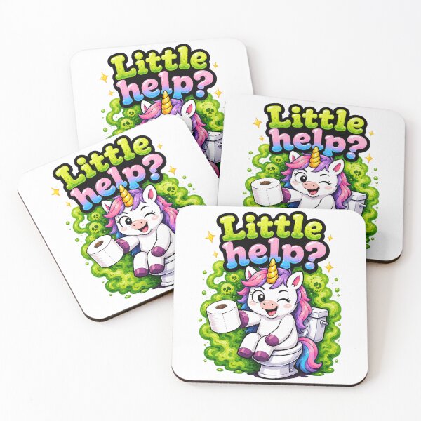 Item preview, Little Help Unicorn Toilet Paper designed and sold by Idans.