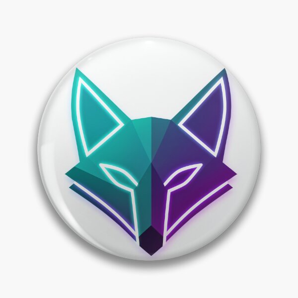 Item preview, Modern Neon Geometric Fox Logo Design designed and sold by ZinouStyles.
