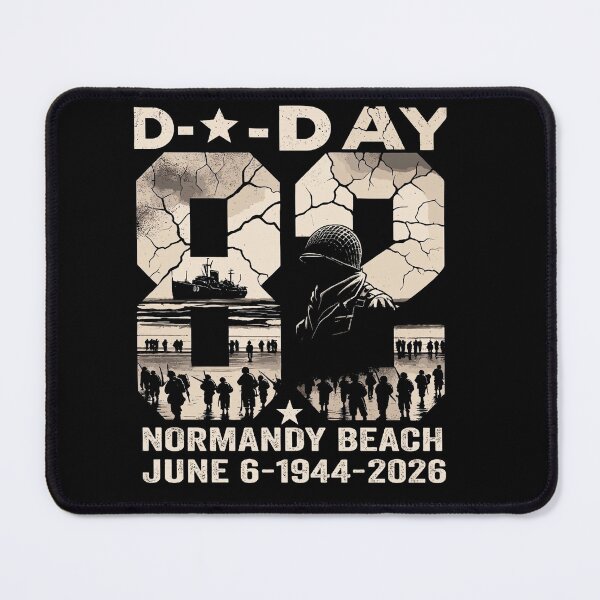 Item preview, D-Day 82nd Anniversary Operation Overlord Normandy 1944 Historical Tribute designed and sold by BOUCHERIT amine.